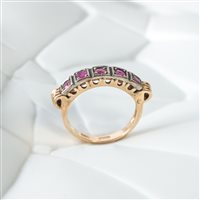 Ring Goldside Woman in Gold Rubino 82058296 - 82058296